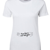 Teachers for Refugees action t-shirt